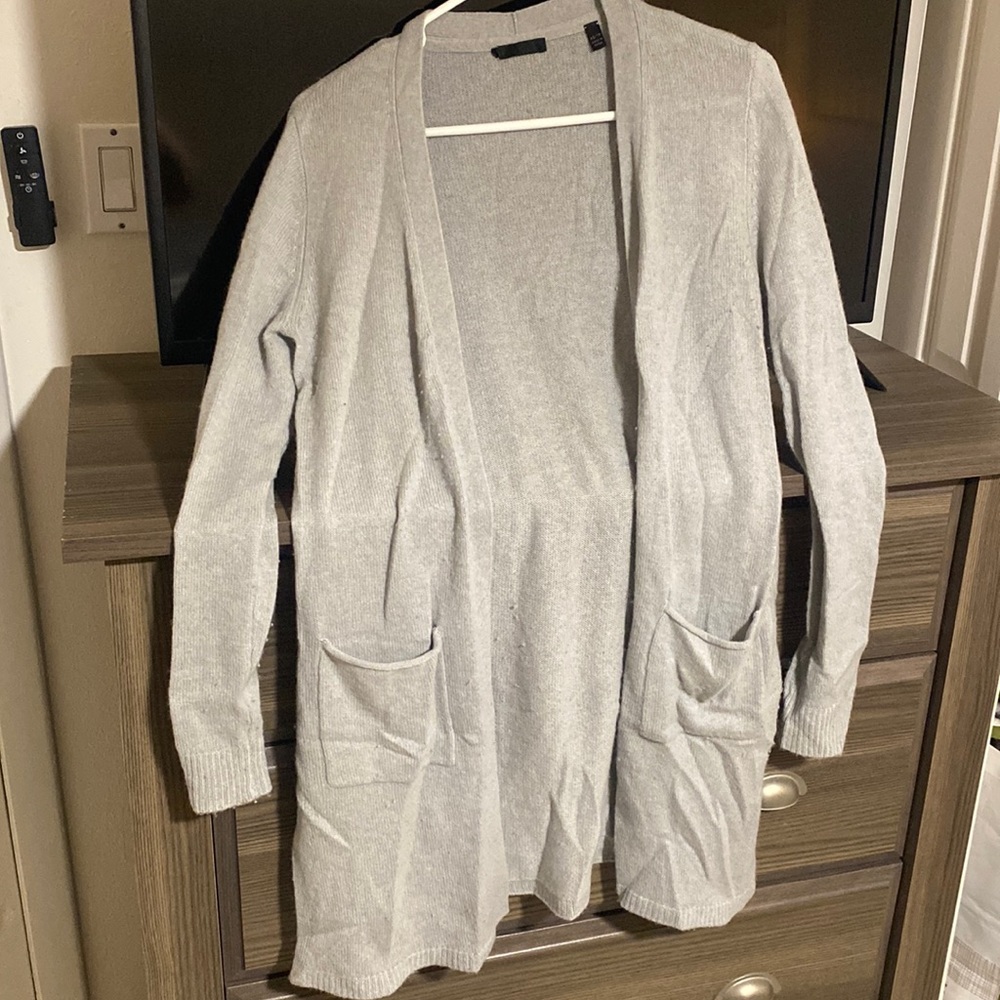 ATM cashmere cardigan - solid gray